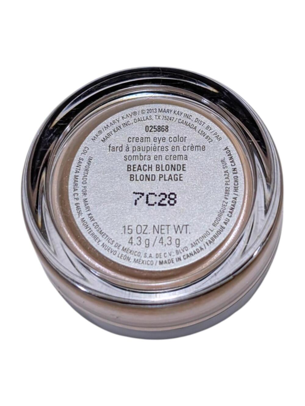 Mary Kay #025868 Cream Eye Color "Beach Blonde" - New in Box